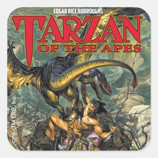 Arzan of the Apes™ 3"ステッカー（6セット） スクエアシール (正面)