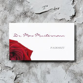 Arzt Rose Visitenkarte 名刺