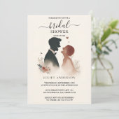 asおもしろいファンキーユーユニークモアミームおもしろいブライダルシャワー 招待状 (スタンド正面)