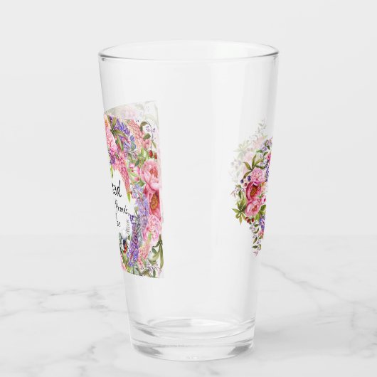 A'sのための素敵な結婚一日 – 戻る参照 –  タンブラーグラス (左)