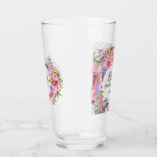 A'sのための素敵な結婚一日 – 戻る参照 – タンブラーグラス (右)