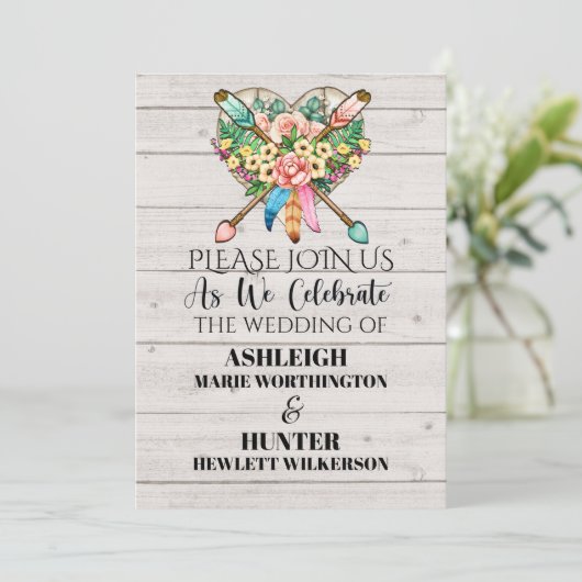 A'sのための素敵な結婚一日 – 招待状 – 戻る参照 (スタンド正面)