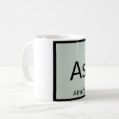 As - エアソフトスポーツ 化学元素周期表 コーヒーマグカップ (正面左)
