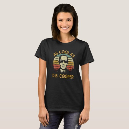 As カッコいい Db Cooper Tシャツ (正面フル)