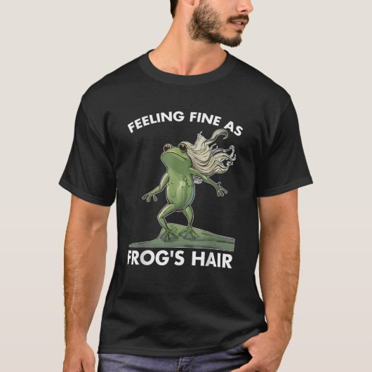 As 感じ Frog素晴らし sヘアデザイン Tシャツ (正面)
