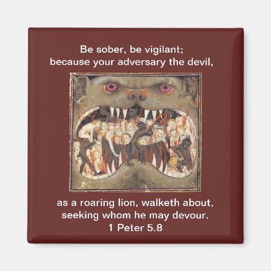 ...As a Roaring Lion – マグネット (正面)