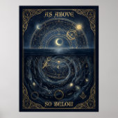  As Above So Below Hermetic Alchemy Celestial  ポスター (正面)