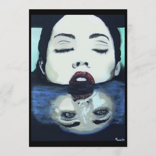 ‘As Above, So Below’ Painting on a Small-Scale Pri 招待状 (正面)