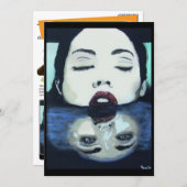 ‘As Above, So Below’ Painting on a Small-Scale Pri 招待状 (正面/裏面)