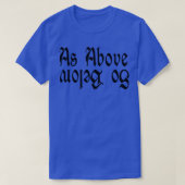 As Above So Below Witchcraft Witch Wiccan  70  Tシャツ (デザイン正面)