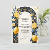 As Arch Foodおもしろいフルーツライムレモンズ結婚ズ 招待状 (スタンド正面)