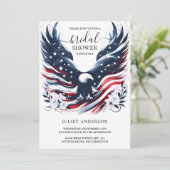 As Army War Marine戦術的軍隊ブライダルシャワー 招待状 (スタンド正面)