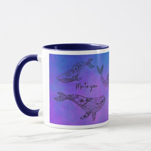 As big as the sea and sky mug マグカップ (左)