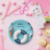 As Boyおもしろい10代のアダルトプールパーティースウィート16誕生日 ペーパープレート (パーティー)