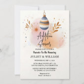 As Child Old Son Bohoおもしろい養子日Baby Shower 招待状 (正面)