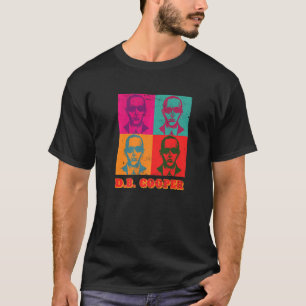 As Db Cooper 1971カッコいいレトロスポップ・アートのキージャッキングヒスター Tシャツ
