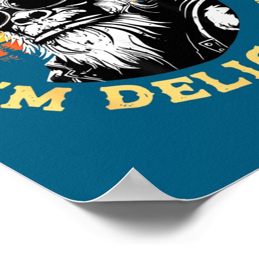 As Far As I Know I'm Delightful Funny Monkey Sayin ポスター (角)