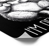 As Far As I Know I'm Delightful Raccoon  ポスター (角)