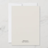 As Feather Asian Sky Cloud Craneおもしろいブライダルシャワー 招待状 (裏面)