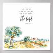 As For Me and My House Mediterranean Landscape ポスター (正面)