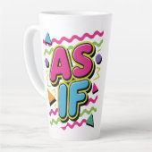 As If Sarcasm カフェラテマグ (左アングル)