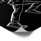 As If You Could Outrun Me Funny Design Humor Sayin ポスター (角)