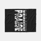 As Long As I'm Breathing Ive Got A Reason To Prais フリースブランケット (正面(横))