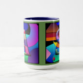 AS Monogramed、初期コーヒーマグ マグカップ (中央)