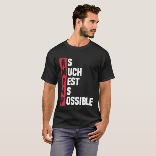 As Much Rest As Possible AMRAP  Trendy  1 Tシャツ (正面フル)