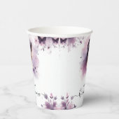 As Royal Gold Tiara Lilac Light Purple Quinceanera 紙コップ (右)