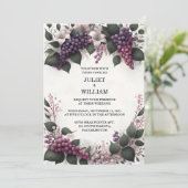 As Seed Rural Farm Wood Fruit Ivy Vineyard 結婚's 招待状 (スタンド正面)