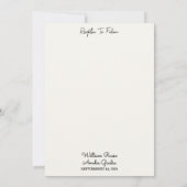 As Seed Rural Farm Wood Fruit Ivy Vineyard 結婚's 招待状 (裏面)