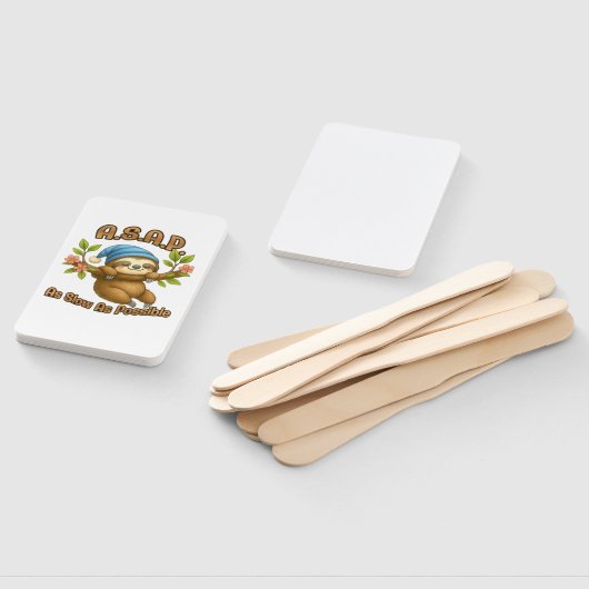 As Slow As Possible - Cute Sloth ASAP Classic T-Sh ハンドファン (組立なし)