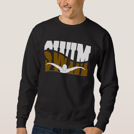 AS Tシャツ 水泳 プール チーム スポーツ (正面)