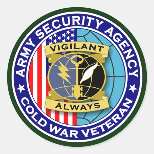 ASA冷戦獣医2 ラウンドシール (正面)