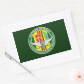 ASA 146th Avn (RR)パイロット 長方形シール (封筒)