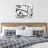 ASA CREATON ウェストバージニア キャンバスプリント (インサイチュ (寝室))