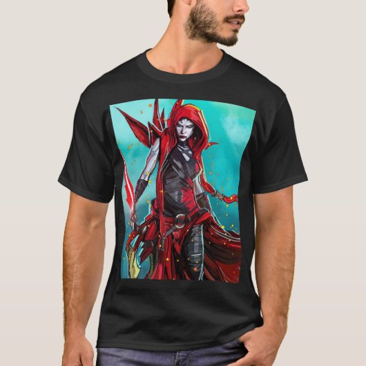 Asajj Ventress – Shadow Assassin of the Sith Tシャツ (正面)