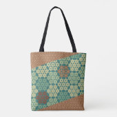 Asanoha and Kikkou Pattern トートバッグ (裏面)