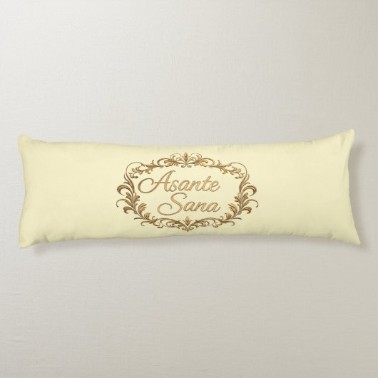 Asante Sana Royal Amethyst & Deep Plum Gilded ボディピロー (裏面)