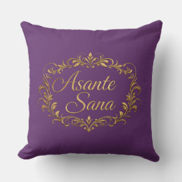 Asante Sana Royal Amethyst & Deep Plum  – Gilded O クッション