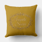 Asante Sana Sunset Pink & Dark Gold – Celestial Ov クッション (裏面)