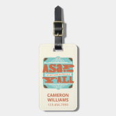 ASAP |できるだけ南 ラゲッジタグ (正面縦)