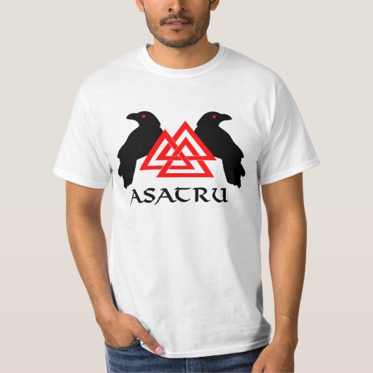 Asatruのワイシャツ Tシャツ (正面)