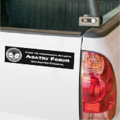 Asatru Forum Logo バンパーステッカー (トラック上)