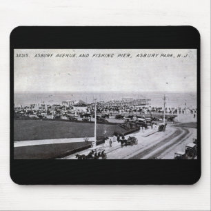 Asbury Park, New Jersey 1910ヴィンテージマウスパッド マウスパッド