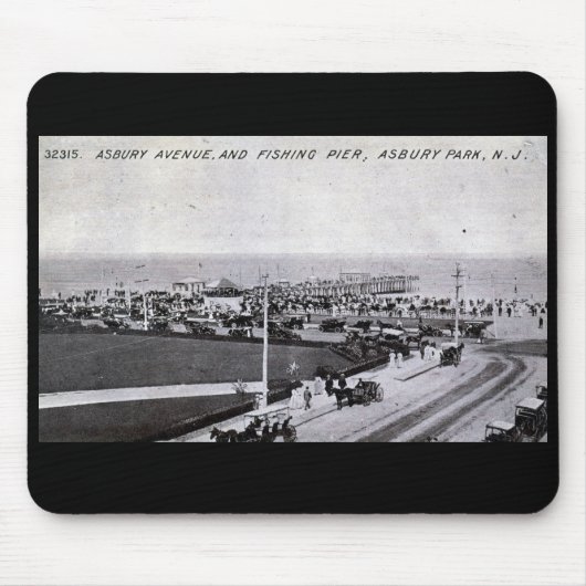 Asbury Park, New Jersey 1910ヴィンテージマウスパッド マウスパッド (正面)