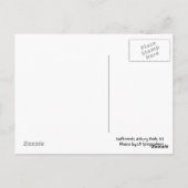 Asbury Park NJからの挨拶 – サーフボード ポストカード (裏面)