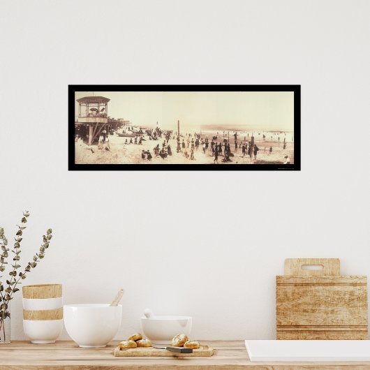 Asbury Park, NJ写真1902 ポスター (キッチン)