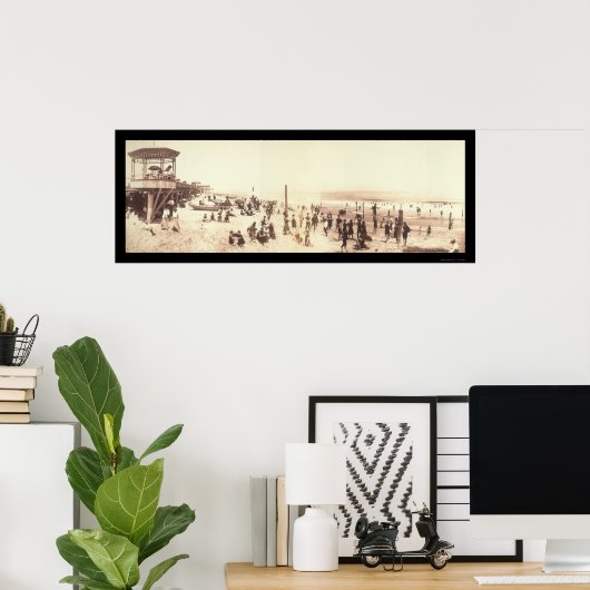 Asbury Park, NJ写真1902 ポスター (ホームオフィス)